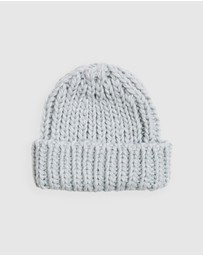 Belle & Bloom - Winter's Kiss Beanie - Light Grey