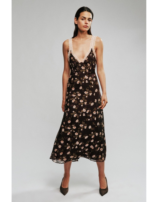 Bardot - Clarise Printed Midi Dress