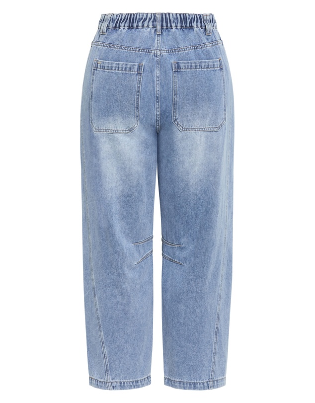 City Chic - Harley Fit Relaxed Barrel Leg Ankle Grazer Jean