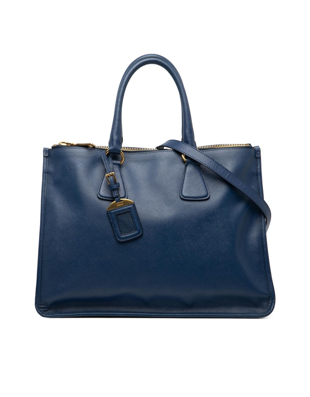 Pre-Loved by Azura Reborn - Pre-Loved Saffiano Double Zip Open Convertible Tote