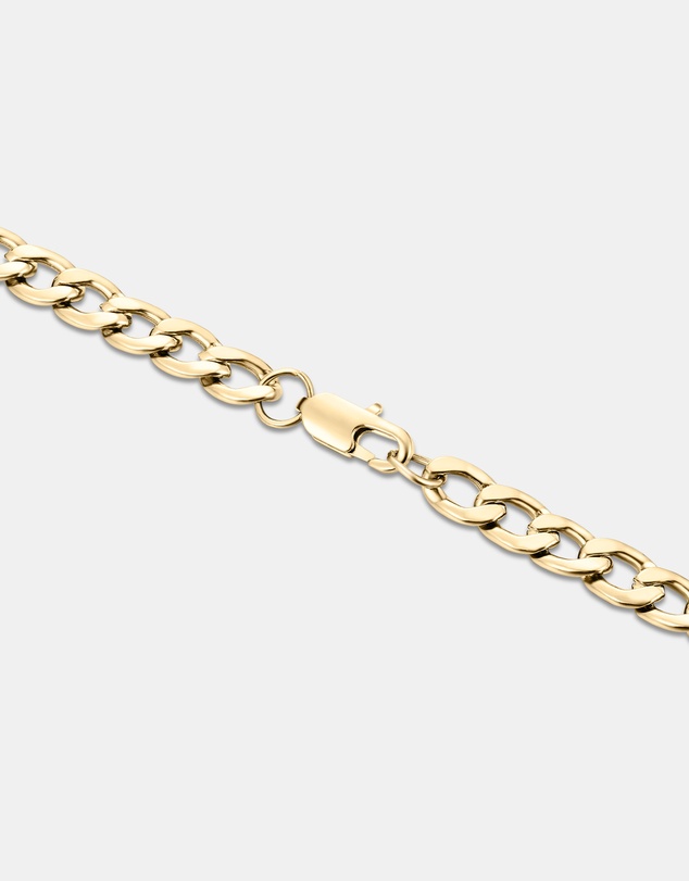 Eclectics - Gold Cascade Cuban Chain Necklace