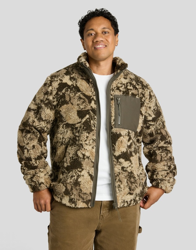 Johnny Bigg - Teddy Sherpa Zip Thru Jacket