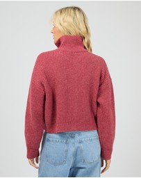 All About Eve - Bridie Knit Zip Through