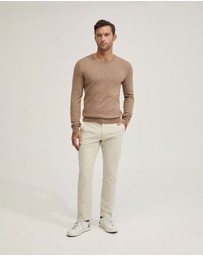 Oxford - Basic Crew Neck Cashmere Blend Top