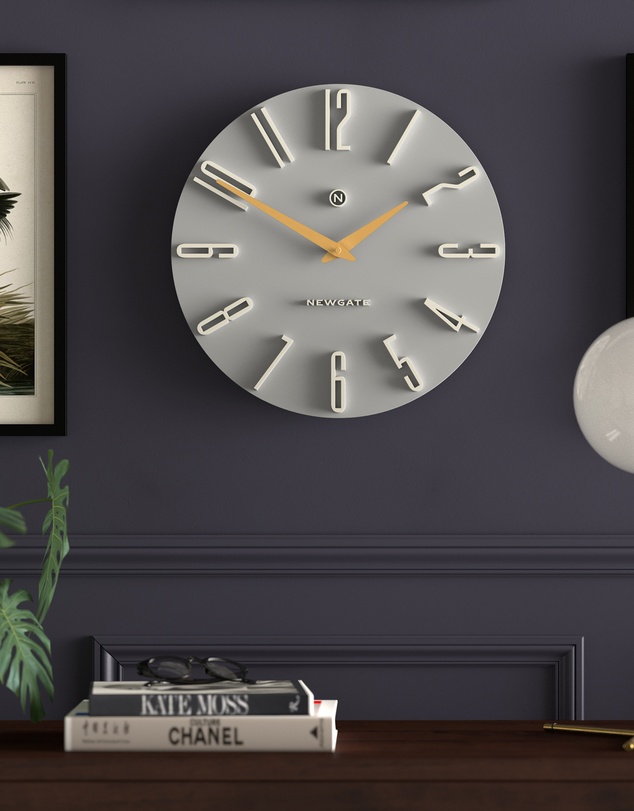 Newgate - Newgate Empire State Wall Clock-Grey