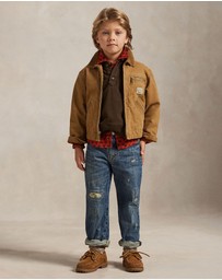 Polo Ralph Lauren - Lynwood Relaxed Fit Distressed Jeans - ICONIC EXCLUSIVE - Kids