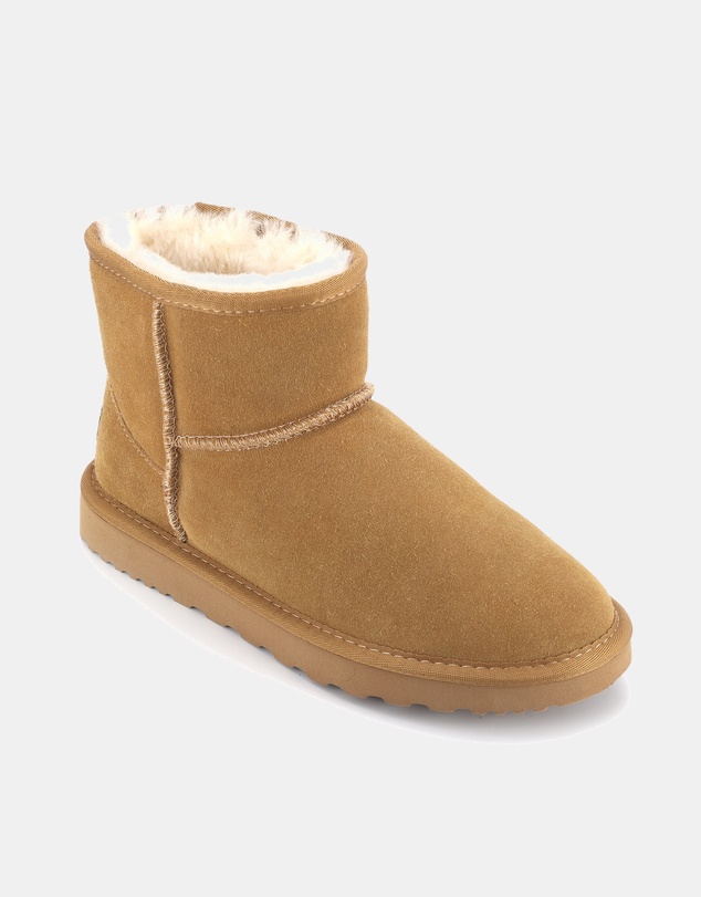 AusWooli Ugg Boots - Bondi Sheepskin Signature Short Ankle Boots