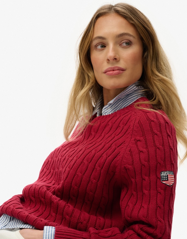 Superdry - Slouchy Cable Knit