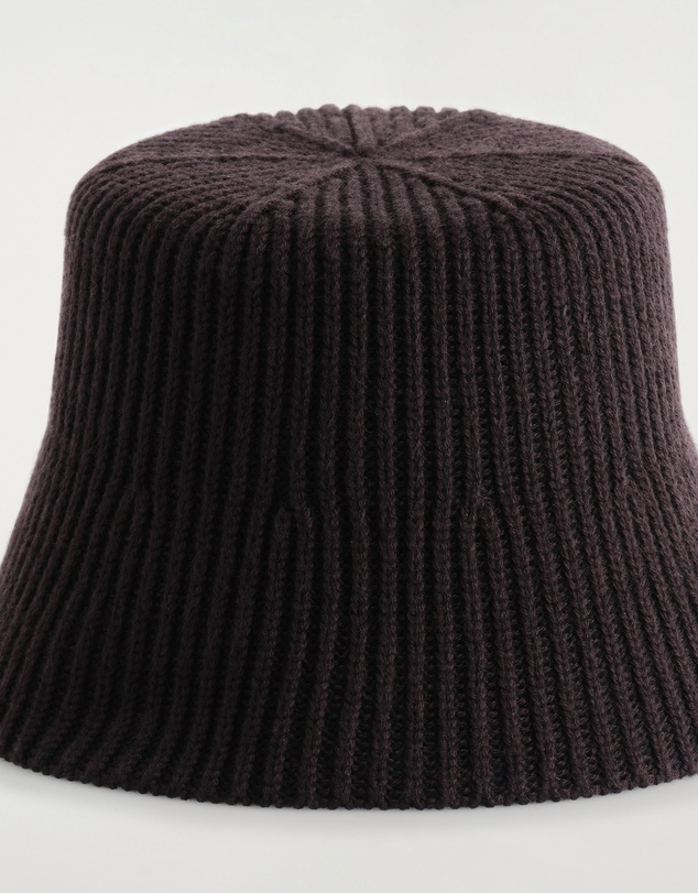 COS - Ribbed Wool-Blend Bucket Hat