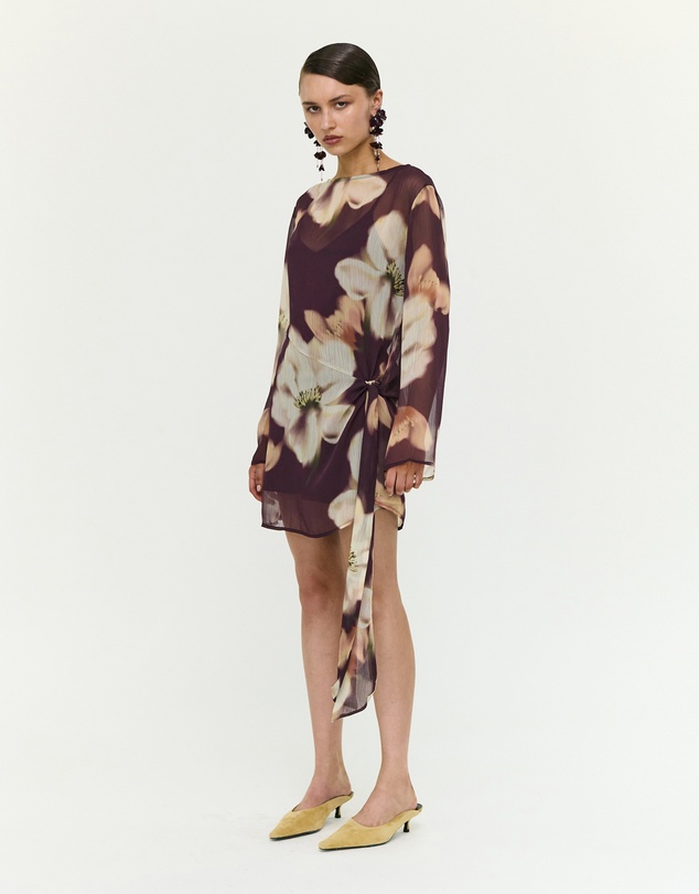 Staple the Label - Lula Tie Detail Mini Dress
