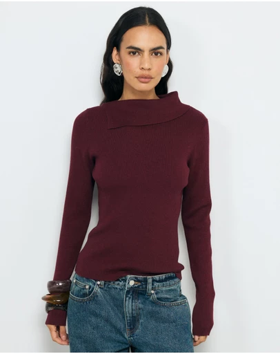 AERE - Yali Cotton Cashmere Blend Top