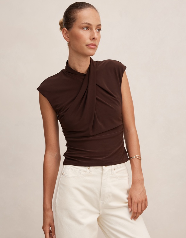 Forever New - Trinity Twist High Neck Top