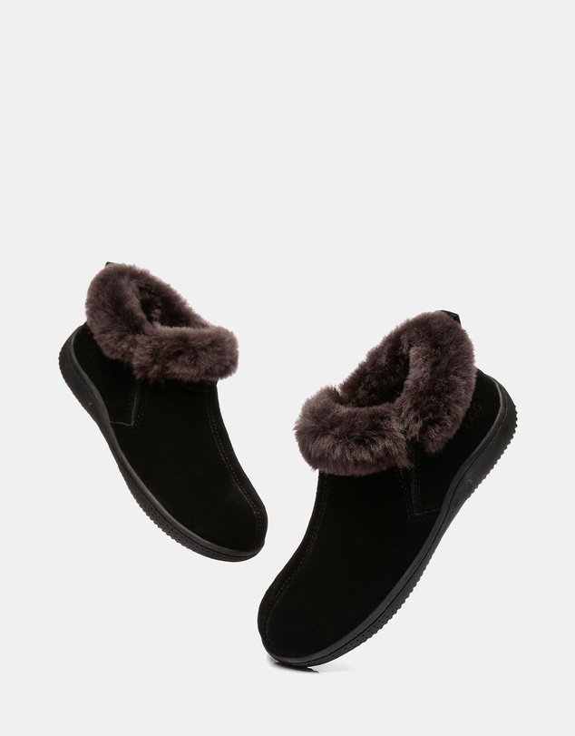 EVERAU - Australian Shepherd Ugg Daley Slipper Cow Suede Upper House Shoes
