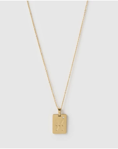 Arms Of Eve - Zodiac Gold Tag Necklace