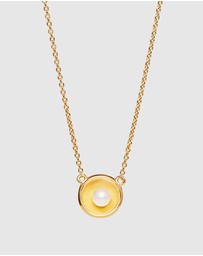 Najo - Capri Yellow Gold and Pearl Necklace