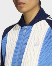 adidas Originals - ADIDAS ORIGINALS ARCHIVE CUTLINE KNIT TRACK TOP Womens