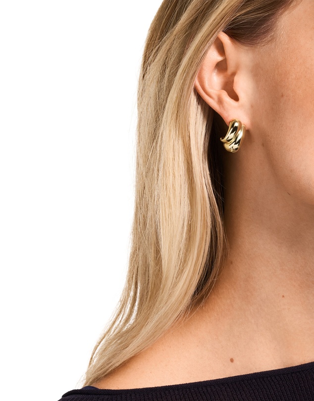 Emporio Armani - Iconic Trend Gold Earring