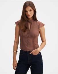 Forever New - Eden Keyhole Blouse