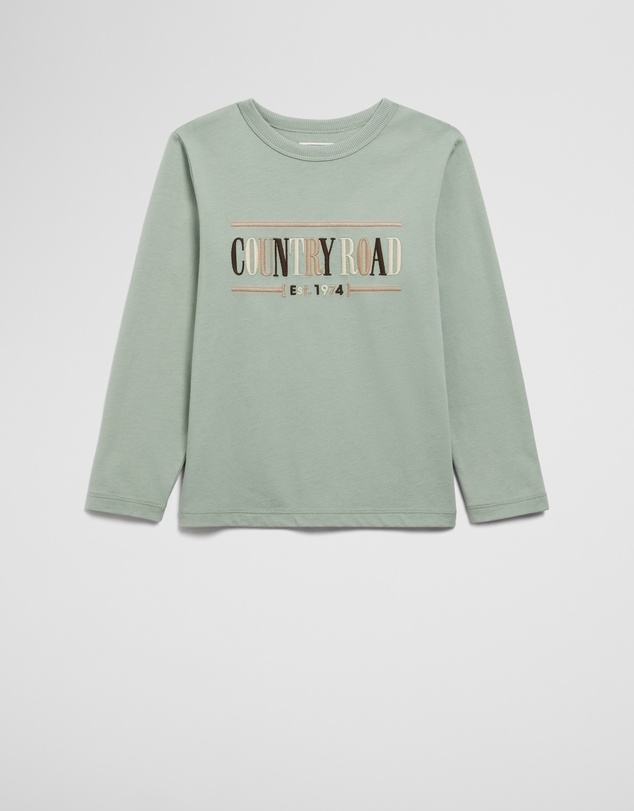 Country Road - Australian Cotton Long Sleeve Heritage T-shirt