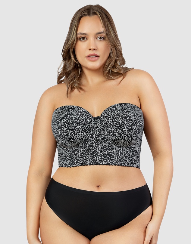 Parfait - Marissa Lightly Padded Longline Strapless Bustier Bra