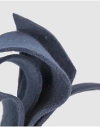 Max Alexander - Felt Navy Bow Fascinator