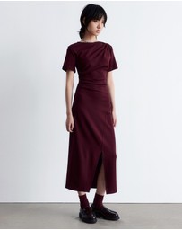 & Other Stories - Draped SS Midi Dress