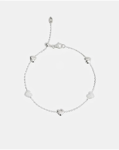 By Charlotte - You Have My Heart Charm Bracelet