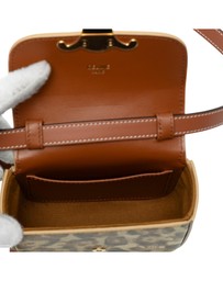 Pre-Loved by Azura Reborn - Pre-Loved Mini Calfskin Leopard Print Claude Crossbody