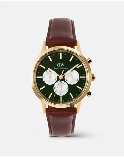 Daniel Wellington - Iconic Chronograph 42mm St Mawes Emerald Panda G