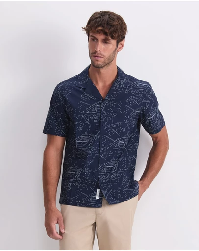 Sportscraft - Rally Short Sleeve Print Shirt