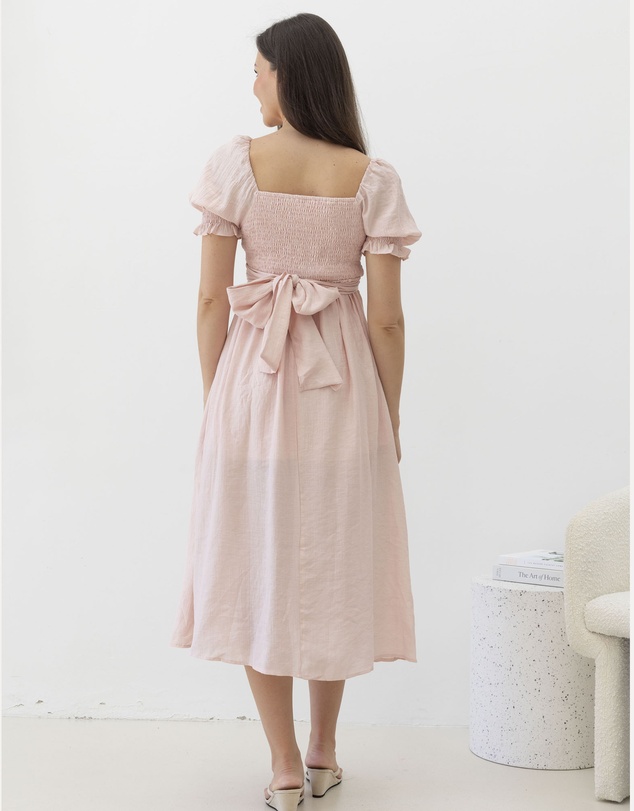 Angel Maternity - Fabia Reversible Tie Maternity Dress