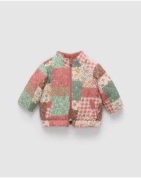 Purebaby - Reversible Quilted Jacket -Kids-Babies