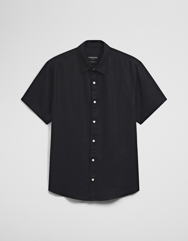 Country Road - Regular Fit Short Sleeve Linen Shirt