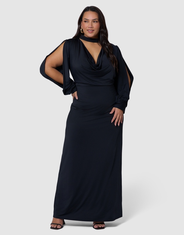 Pink Dusk by Curve Project - Hot Spell Maxi Dress