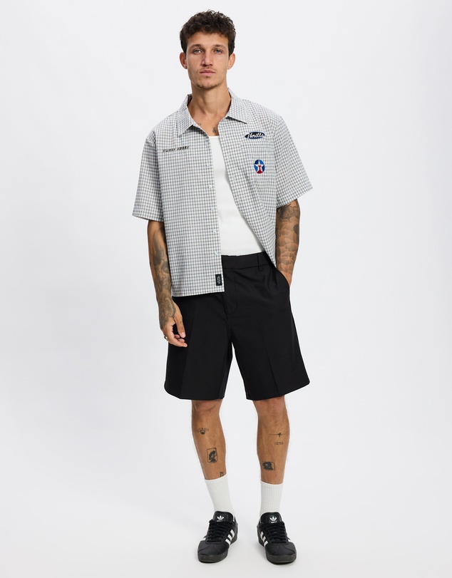 Thrills - Super Charged Short Sleeve Check Work Shirt