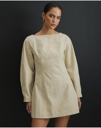 AERE - Silas Cotton Twill Mini Dress