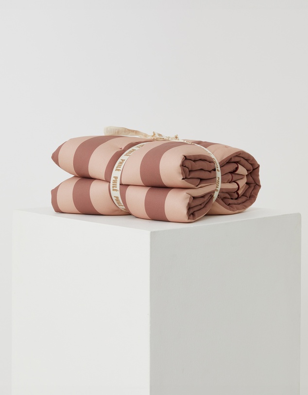 Phile - Striped Play Mat – Pink