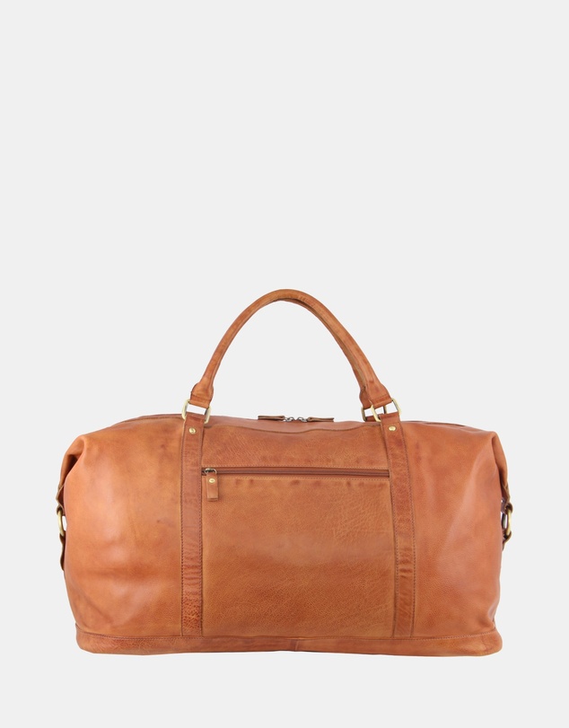 Pierre Cardin - Pierre Cardin Rustic Leather Business/Overnight Bag