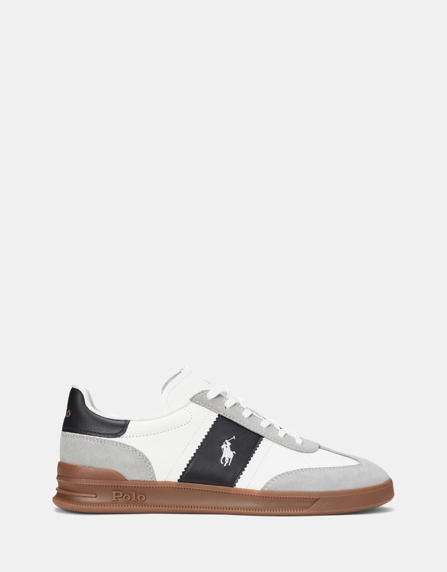 Polo Ralph Lauren - Heritage Aera Leather-Suede Sneakers - ICONIC EXCLUSIVE - Men's