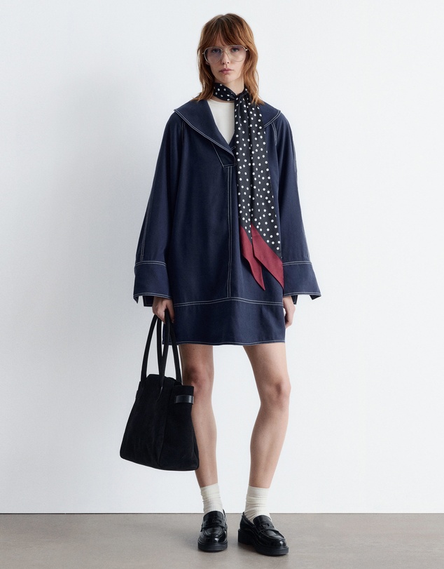 & Other Stories - Sailor Collar Mini Dress