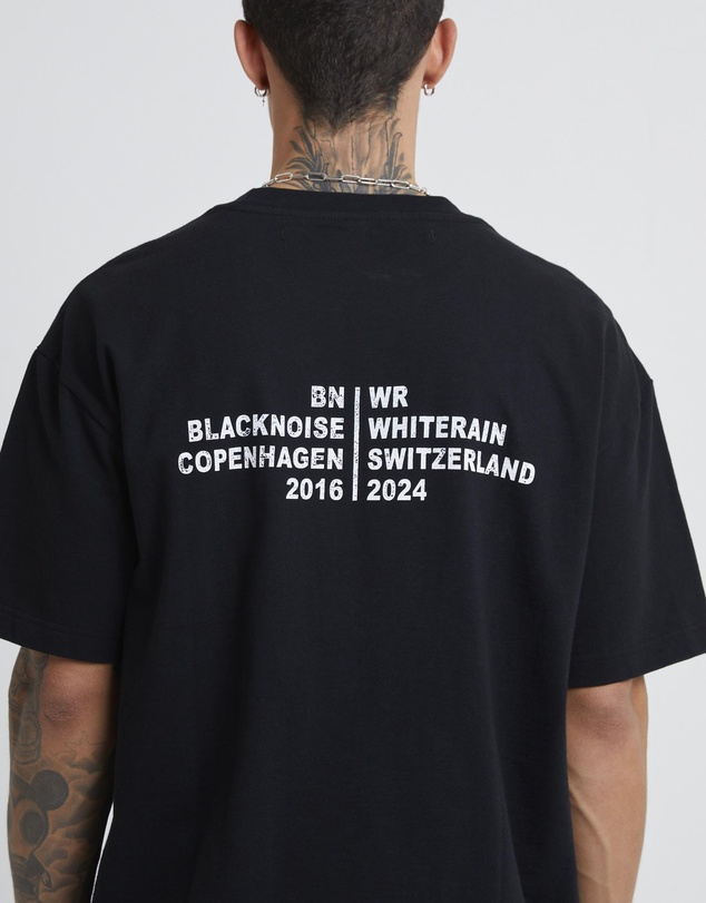 Black Noise White Rain - Tour Shorts Sleeve T-Shirt