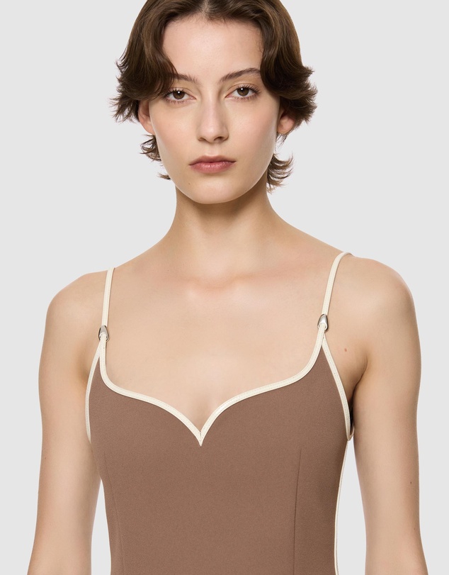 Paris Georgia - Heart Singlet With Pebble