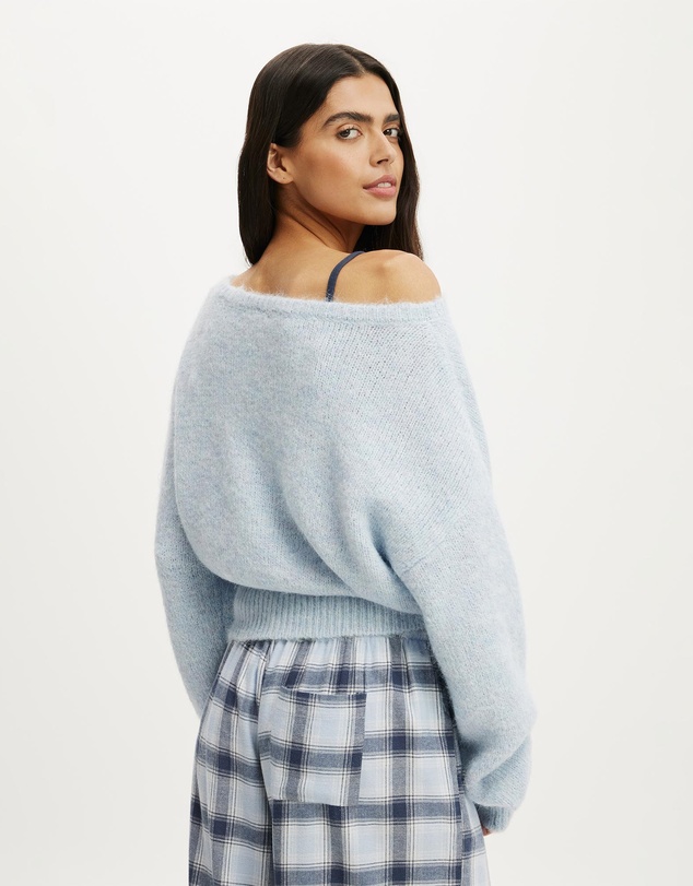 Cotton On Body - Fluffy Off The Shoulder Knit