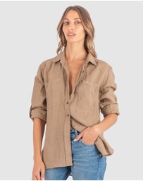 CAMIXA - Luna Oversize Linen Shirt