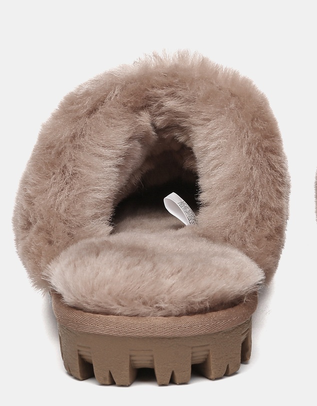 EVERAU - Australian Shepherd Ugg Waffle Slipper Sheepskin Upper House Shoes