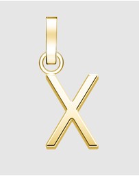 Rosefield - Pendant Gold Tone Letter X
