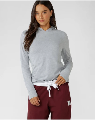 Lorna Jane - Sunrise Long Sleeve Hooded Top