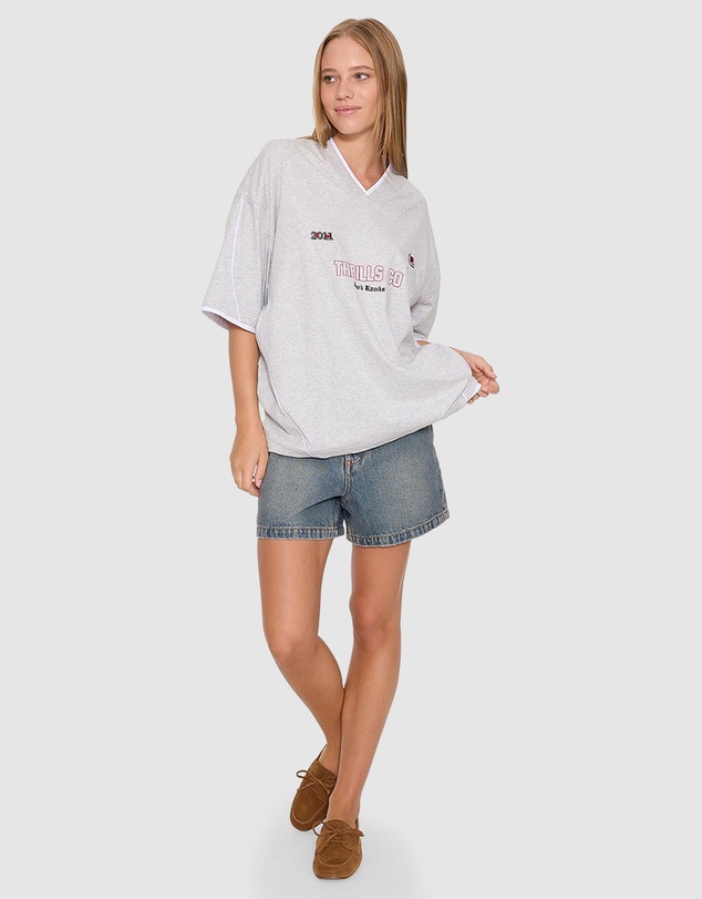 Thrills - Tournament Of Roses V-Neck Oversized Tee