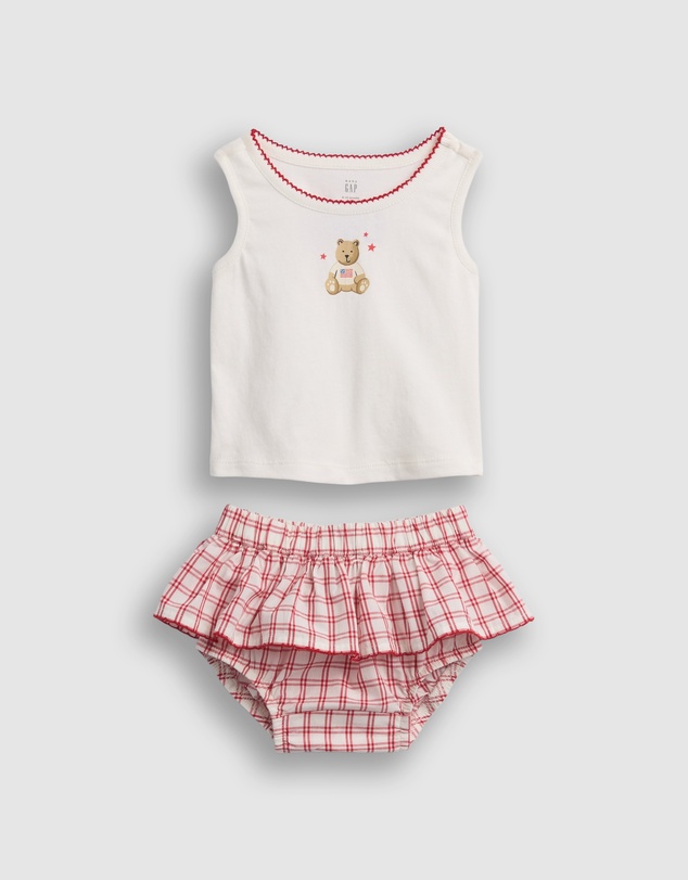 GAP - K2W SL Tank Woven Skort Set - Babies