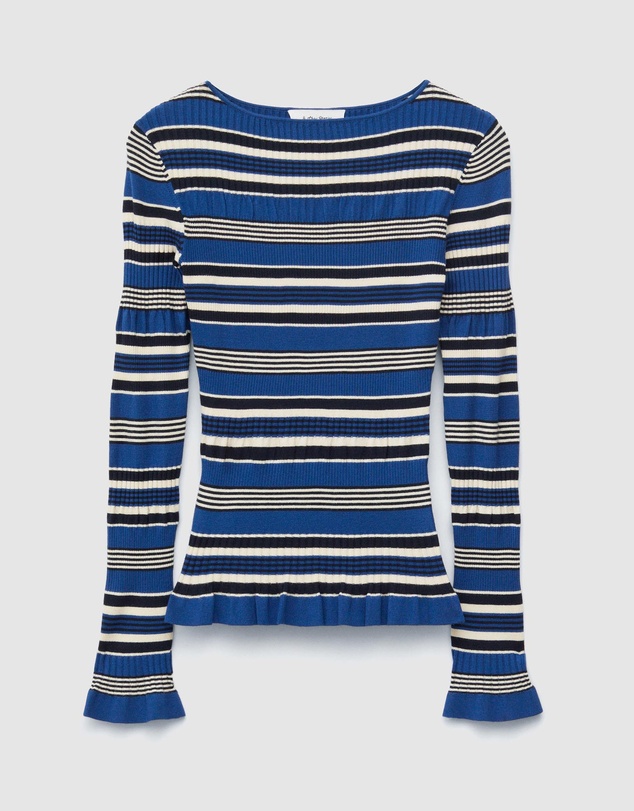 & Other Stories - Long-Sleeve Ribbed Top
